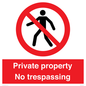 PA5325: Private property No trespassing