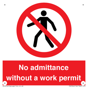 PA5344: No admittance without a permit