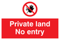 PA5435: Private land No entry