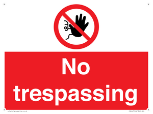 PA5447: No trespassing
