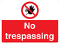 PA5447: No trespassing