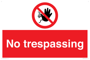 PA5447: No trespassing