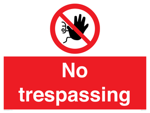 PA5447: No trespassing