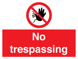 PA5447: No trespassing