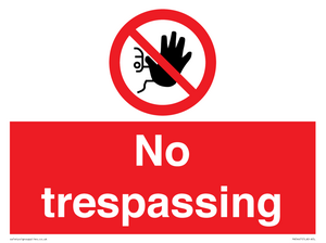 PA5447: No trespassing