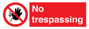 PA5447: No trespassing