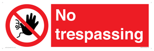 PA5447: No trespassing