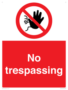 PA5447: No trespassing