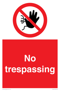 PA5447: No trespassing