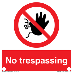 PA5447: No trespassing