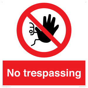 PA5447: No trespassing