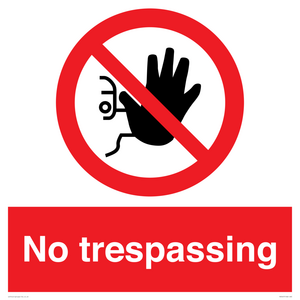 PA5447: No trespassing