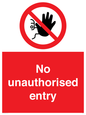 PA5589: No unauthorised entry