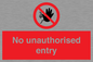 PA5589: No unauthorised entry