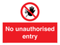 PA5589: No unauthorised entry