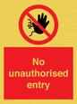 PA5589: No unauthorised entry