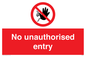 PA5589: No unauthorised entry