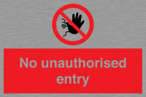 PA5589: No unauthorised entry