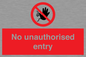 PA5589: No unauthorised entry