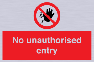 PA5589: No unauthorised entry