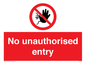 PA5589: No unauthorised entry