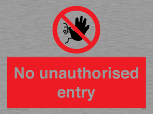 PA5589: No unauthorised entry
