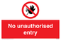 PA5589: No unauthorised entry
