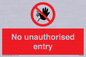 PA5589: No unauthorised entry