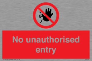 PA5589: No unauthorised entry
