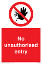 PA5589: No unauthorised entry