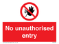 PA5589: No unauthorised entry
