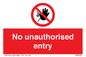 PA5589: No unauthorised entry