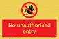 PA5589: No unauthorised entry