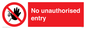 PA5589: No unauthorised entry