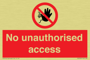 PA5590: No unauthorised access