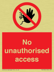 PA5590: No unauthorised access