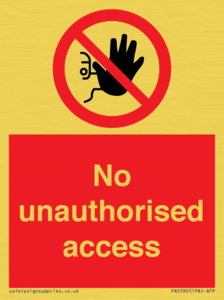 PA5590: No unauthorised access