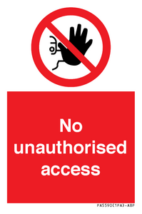 PA5590: No unauthorised access