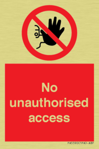 PA5590: No unauthorised access