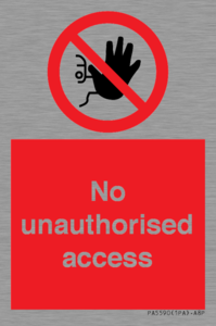 PA5590: No unauthorised access