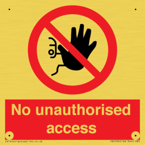 PA5590: No unauthorised access
