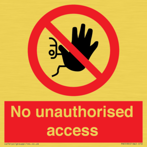 PA5590: No unauthorised access