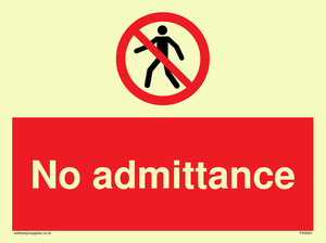 PA5663: No Admittance