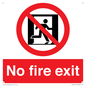 PA5707: No fire exit Prohibition Sign