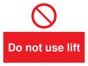 PA5785: Do not use lift