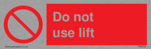 PA5785: Do not use lift