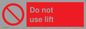 PA5785: Do not use lift