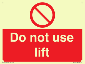PA5785: Do not use lift