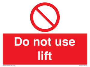PA5785: Do not use lift
