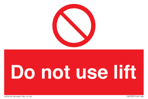 PA5785: Do not use lift